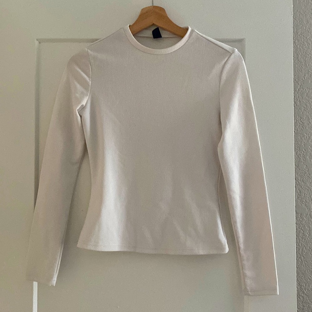 Shein long sleeve white shirt. Size M.